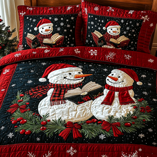 Christmas Snowman TAI061124115 Quilt Bedding Set