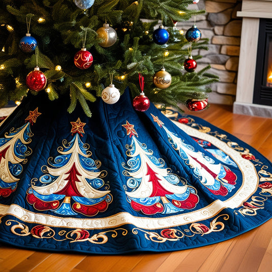 Christmas Tree NTA061124286 Quilted Tree Skirt