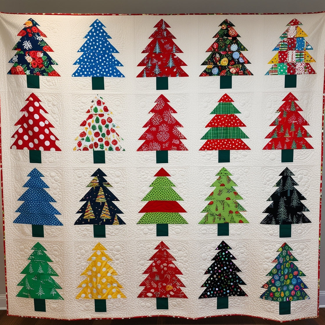 Christmas Tree NTA151024216 Quilt Blanket