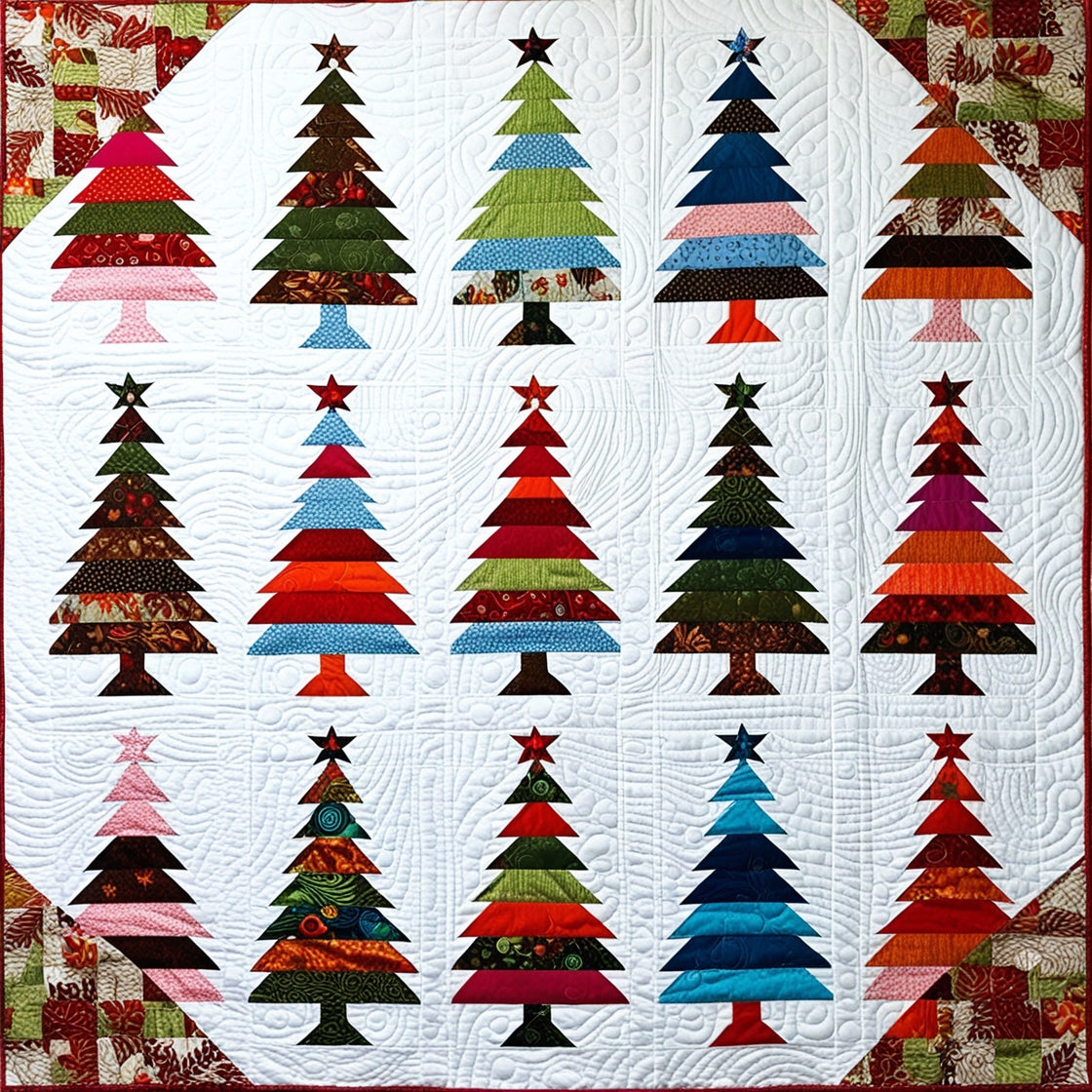 Christmas Tree NTA151024332 Quilt Blanket