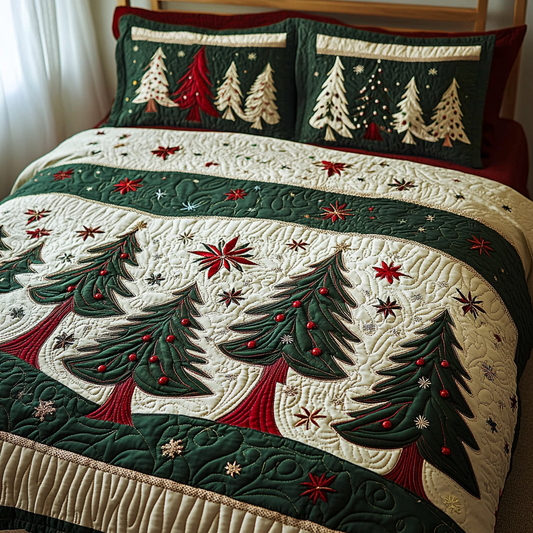 Christmas Tree TAI041124249 Quilt Bedding Set