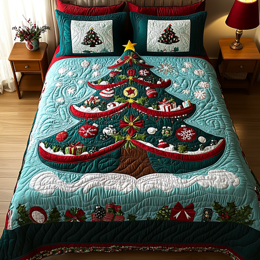 Christmas Tree TAI061124158 Quilt Bedding Set