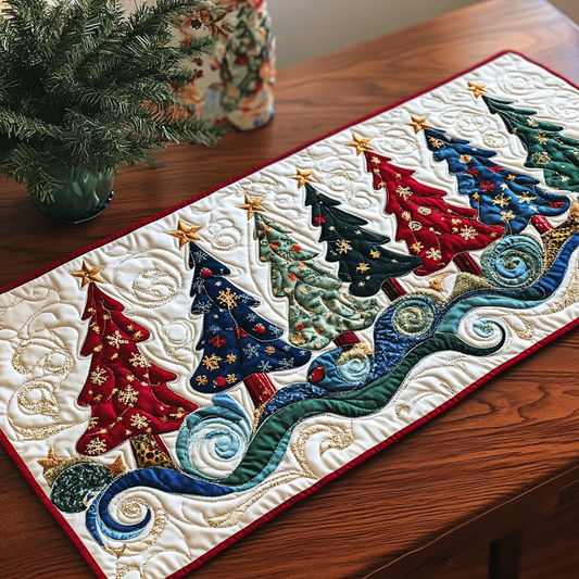 Christmas Tree TAI061124208 Quilted Table Runner