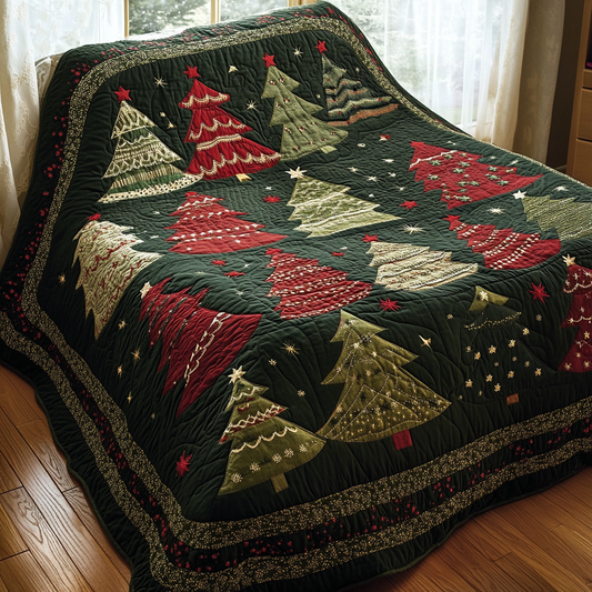 Christmas Tree TAI061124315 Quilt Blanket