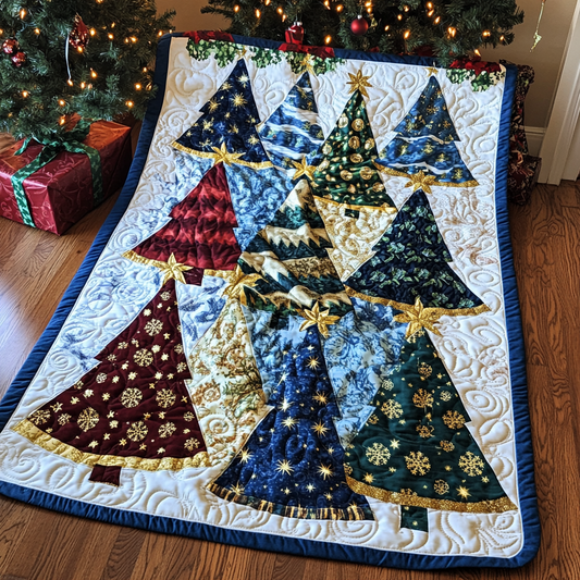 Christmas Tree TAI061124342 Quilt Blanket