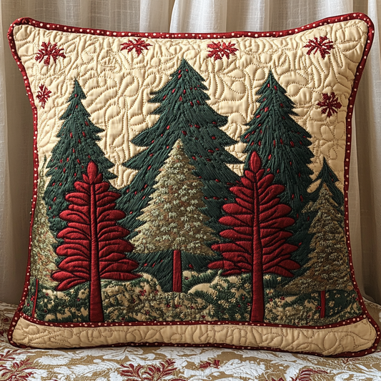 Christmas Tree TAI311024193 Quilted Pillow Case