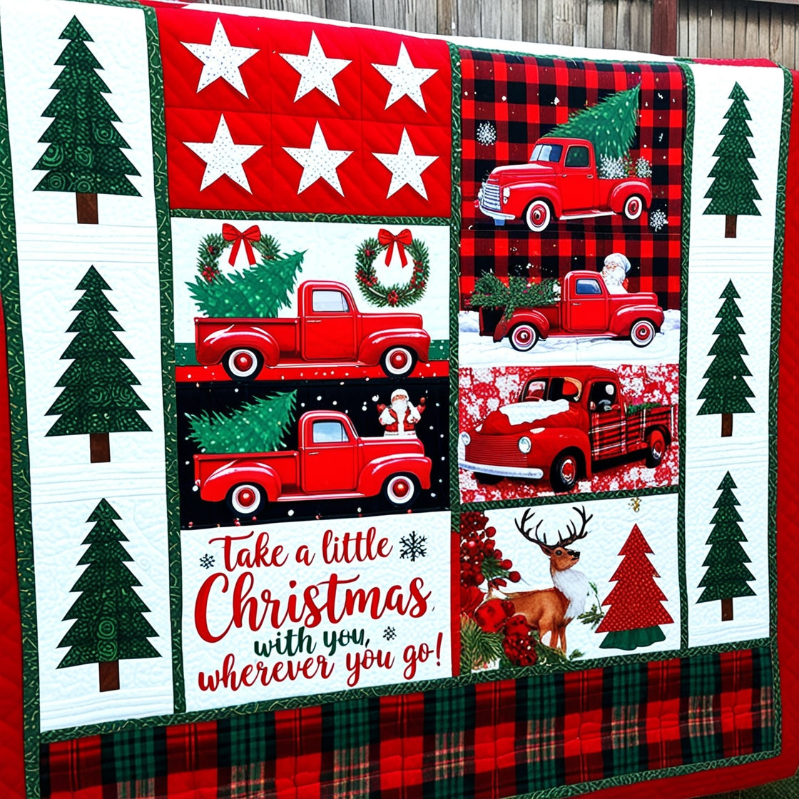 Christmas Truck NTA281024052 Quilt Blanket