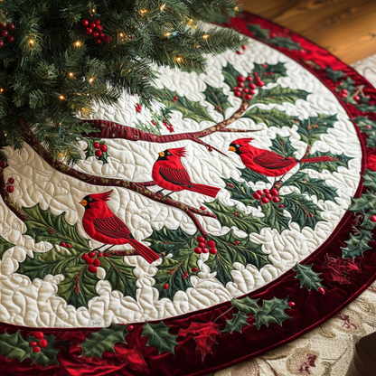 Christmas Quilted Tree Skirt NCU0VT74