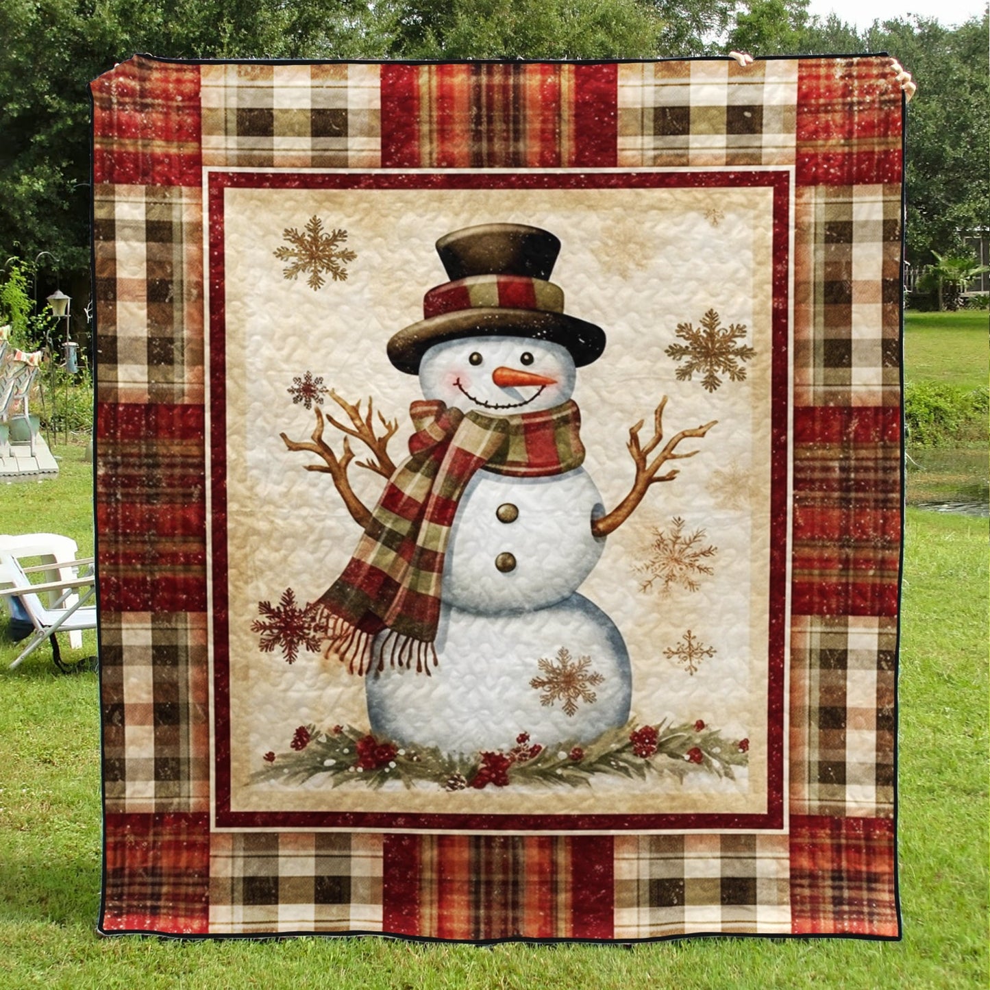 Christmas Snowman HM05102306 Quilt Blanket