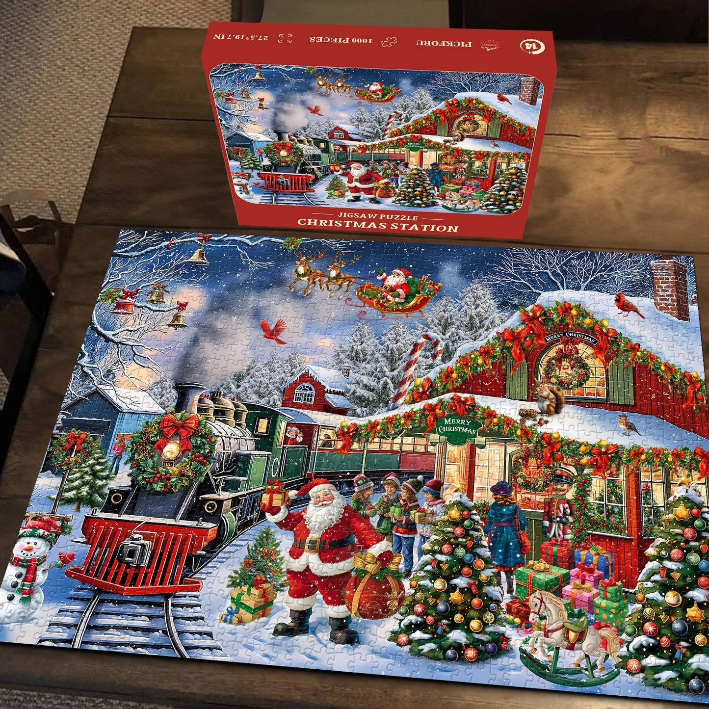 Christmas Station Jigsaw Puzzle 1000 Pieces