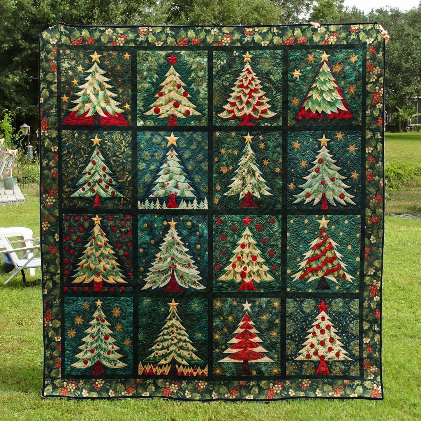 Christmas Tree HM06102301 Quilt Blanket