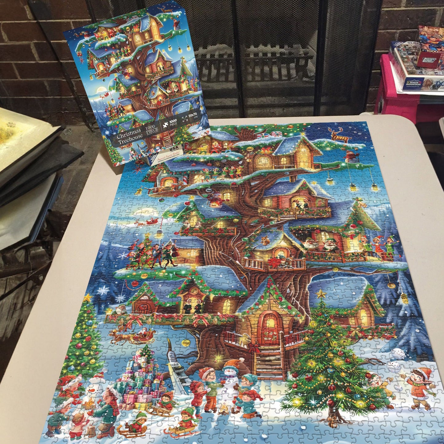 Christmas Treehouse Jigsaw Puzzle 1000 Pieces