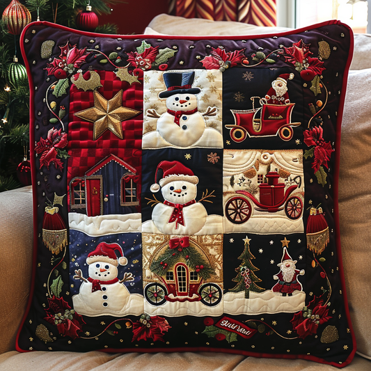 Christmas Wonderland Quilted Pillow Case NCU0DV230