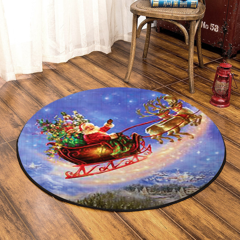 Christmas BL0110024RR Round Area Rug