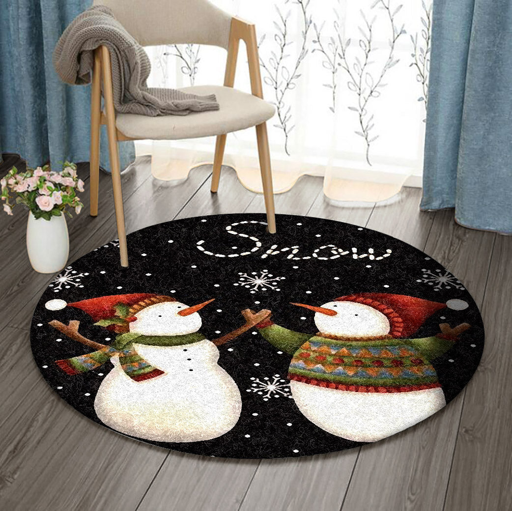 Christmas BL240918RR Round Area Rug