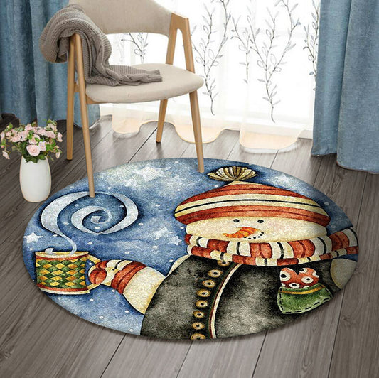 Christmas BL240920RR Round Area Rug