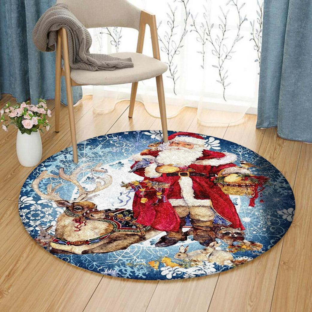 Christmas CG0810029TM Round Area Rug