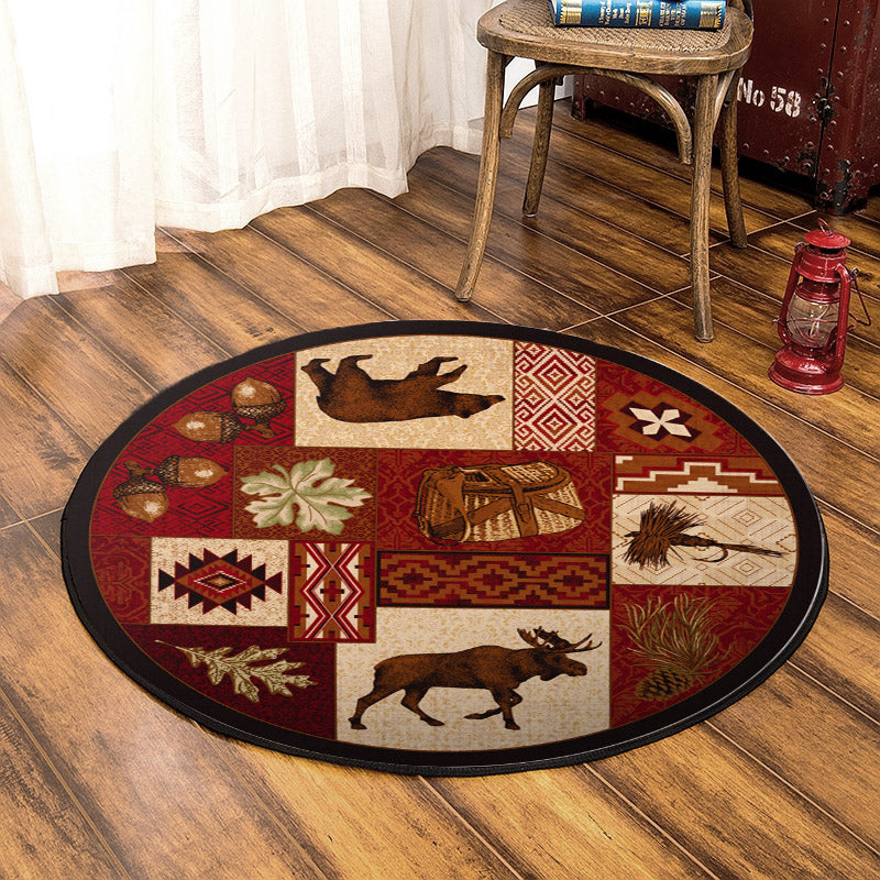 Christmas DP280814RR Round Area Rug