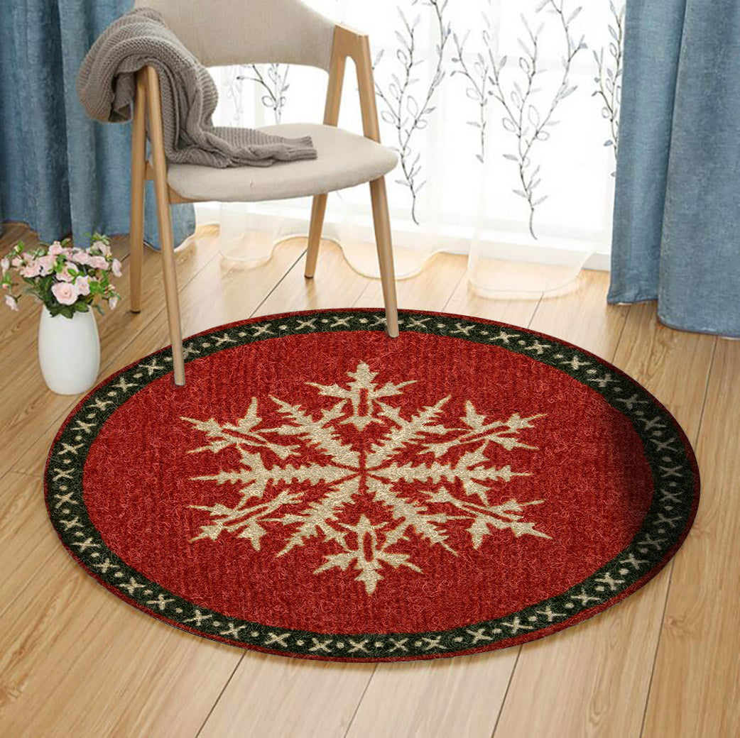 Christmas HM0410016TM Round Area Rug