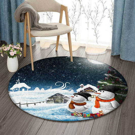 Christmas HN3009036RR Round Area Rug