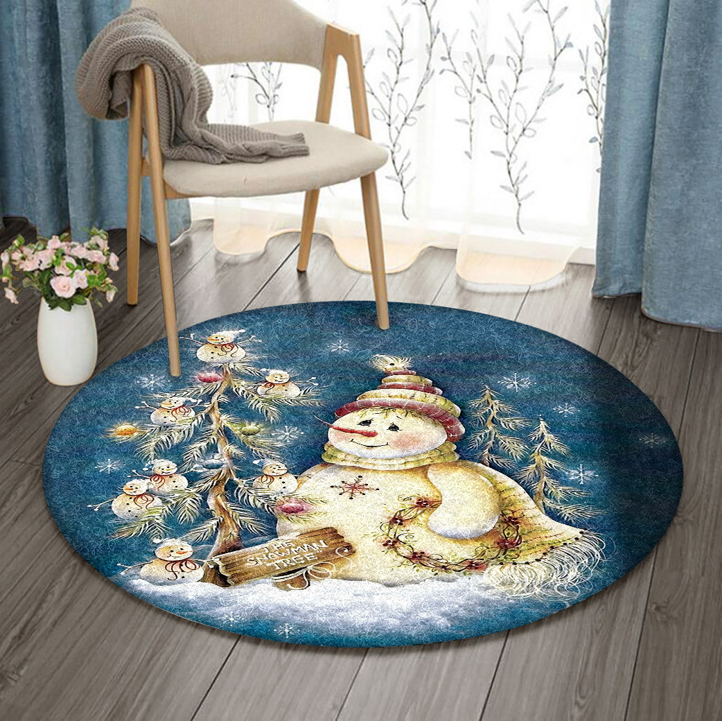 Christmas ML1010037RR Round Area Rug