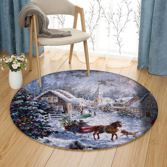 Christmas NN1510010TM Round Area Rug