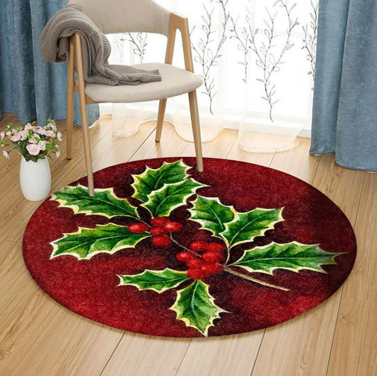 Christmas NT0111189RR Round Area Rug