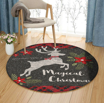 Christmas NT070926RR Round Area Rug