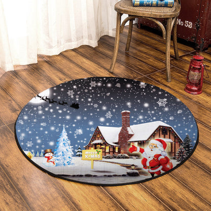 Christmas NT070927RR Round Area Rug