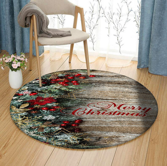 Christmas NT1710064RR Round Area Rug