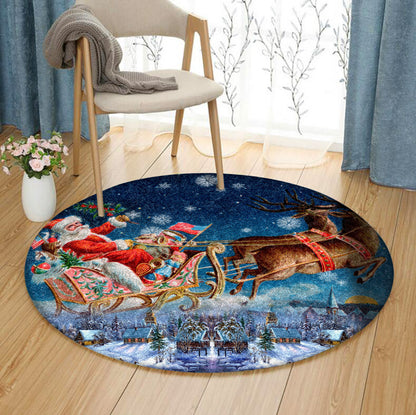 Christmas NT220804RR Round Area Rug