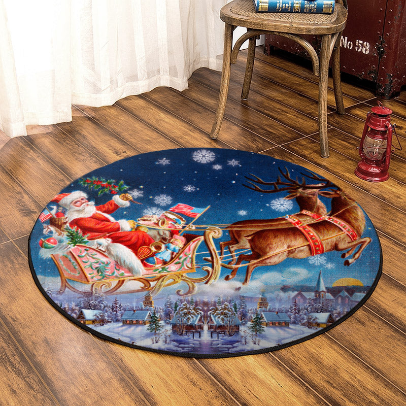 Christmas NT220804RR Round Area Rug