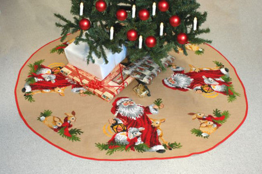 Christmas Santa Claus CLM1910033TM Round Area Rug