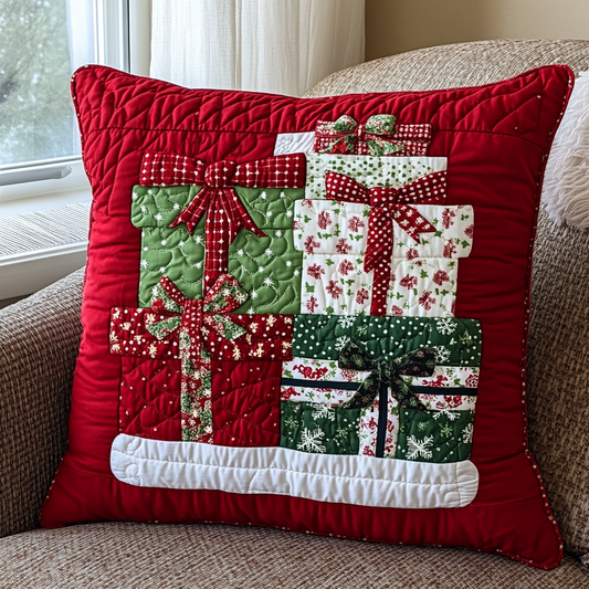 Christmas Gift Quilted Pillow Case NCU0VH711