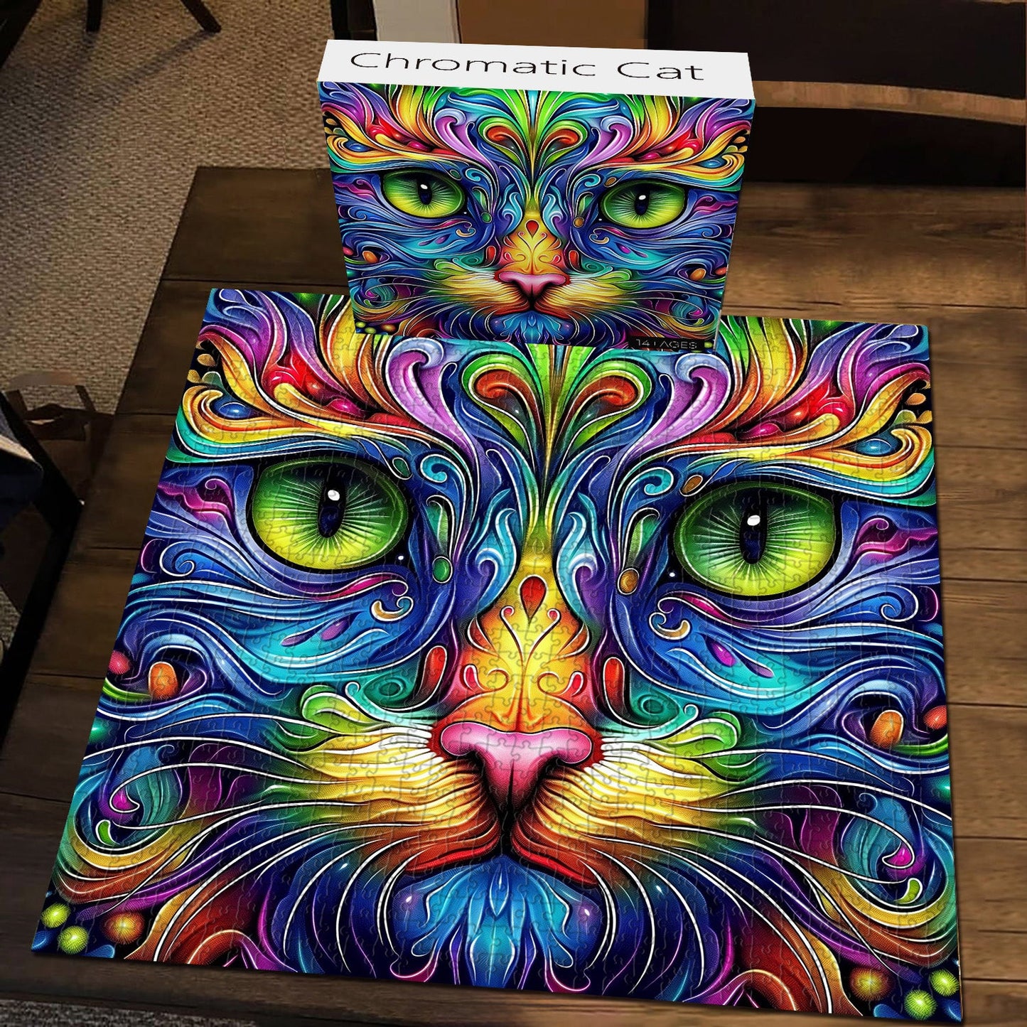 Chromatic Cat Jigsaw Puzzle 1000 Pieces