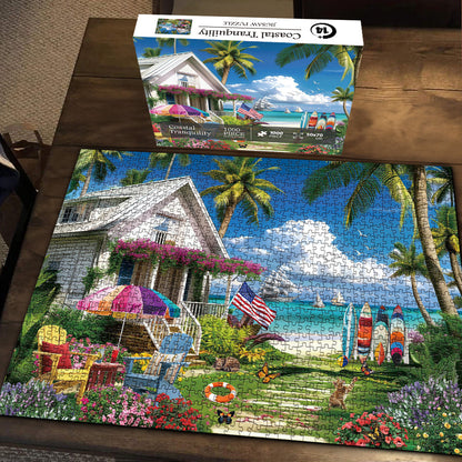 Coastal Tranquility Jigsaw Puzzle 1000 Pieces