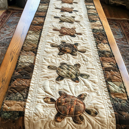 Coastal Drift Quilted Table Runner NCU0PT2389