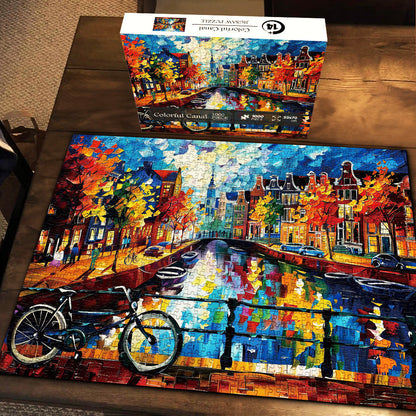 Colorful Canal Jigsaw Puzzle 1000 Pieces