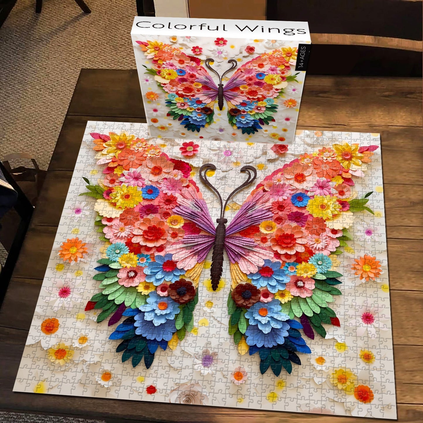 Colorful Wings Jigsaw Puzzle 1000 Pieces