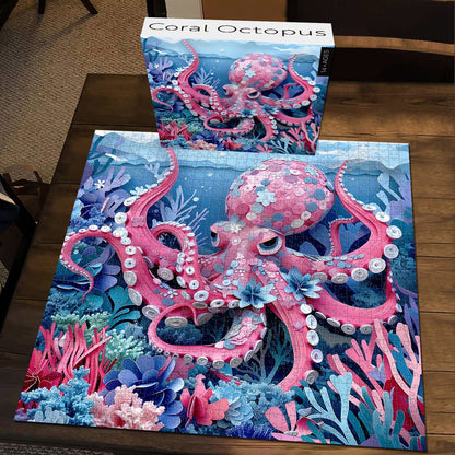 Coral Octopus Jigsaw Puzzle 1000 Pieces