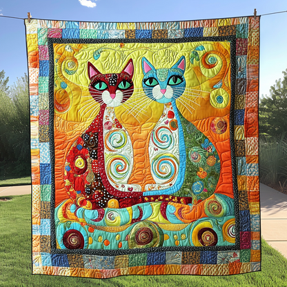 Cosmic Paws Quilted Blanket NCU0VH860