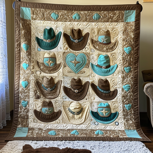 Cowboy Charm Quilted Blanket NCU0DV016