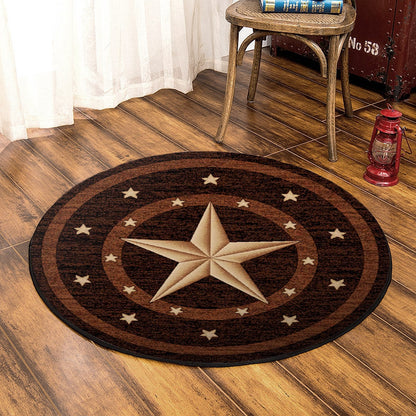 Cowboy TL210803TM Round Area Rug