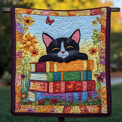 Cozy Cat Tales Quilted Blanket NCU0VH251