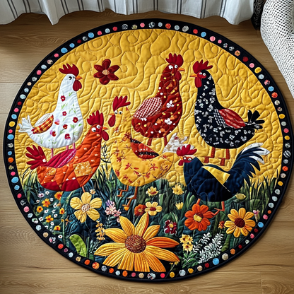 Cozy Coop Quilted Round Mat NCU0TL1429