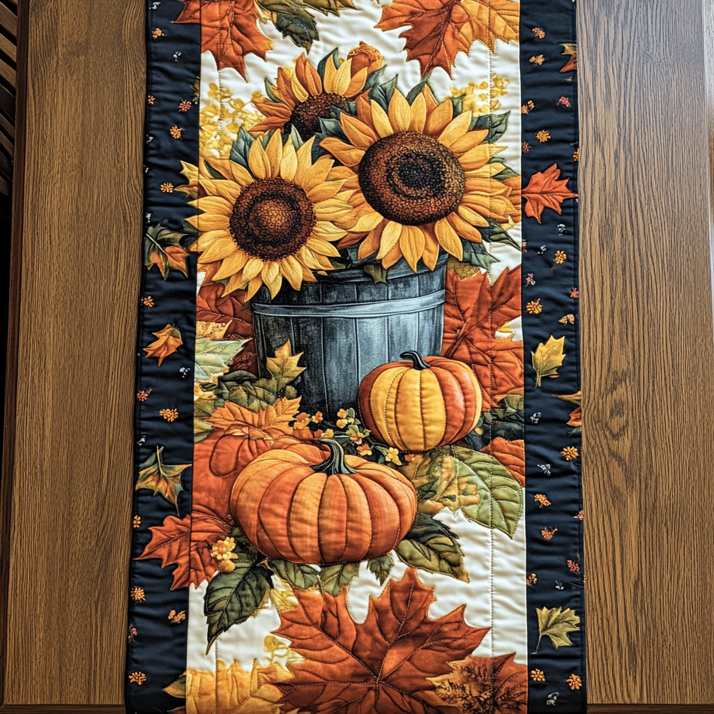 Halloween Quilted Table Runner NCU0VT35