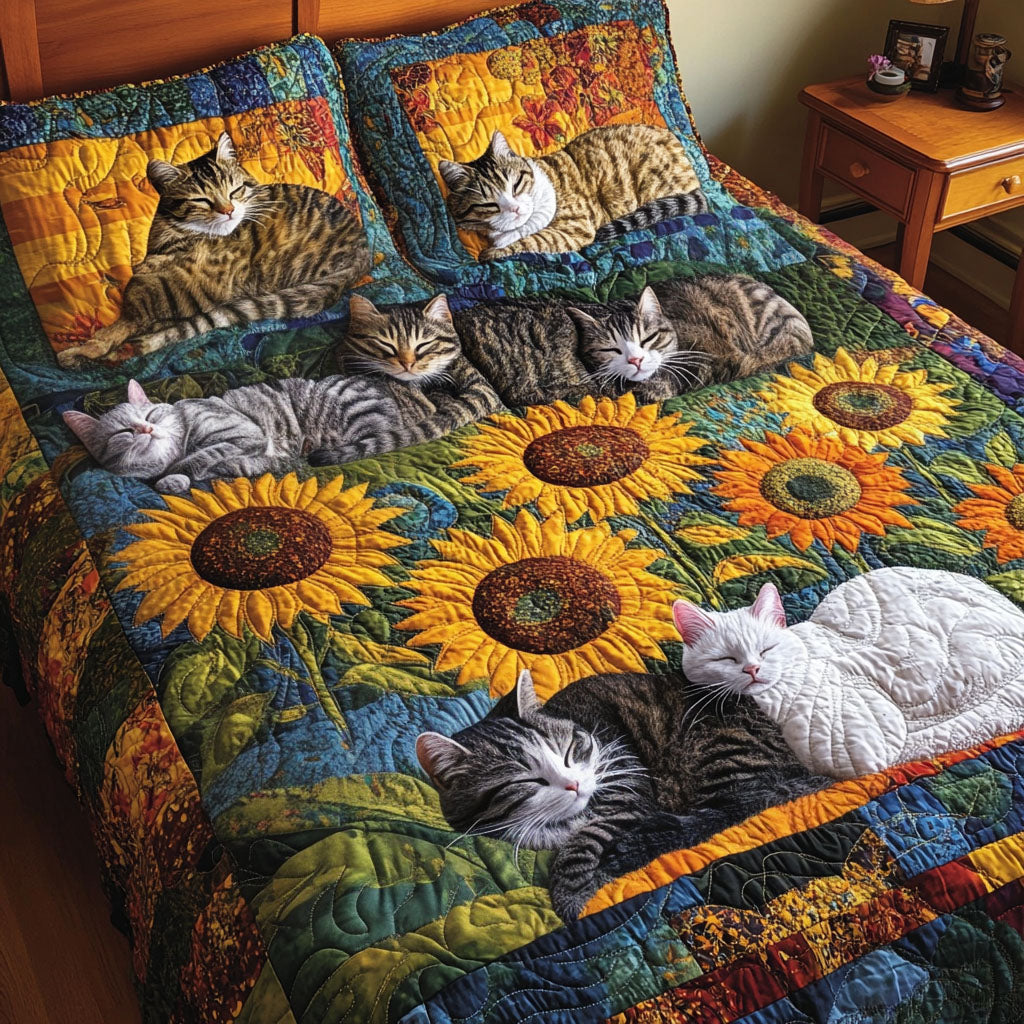 Cozy Kitten Dreams Quilted Blanket NCU0PT1877