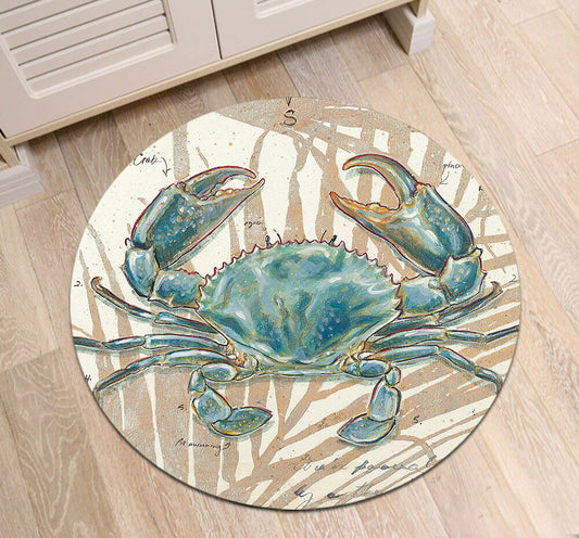 Crab CLM2809027R Round Area Rug