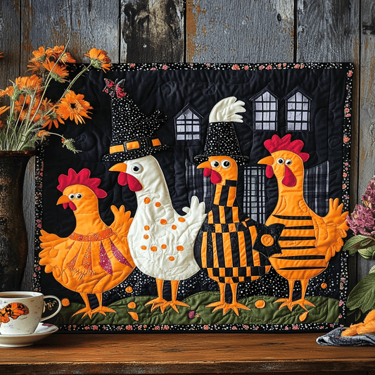 Creepy Coop Quilted Placemat NCU0TL1209