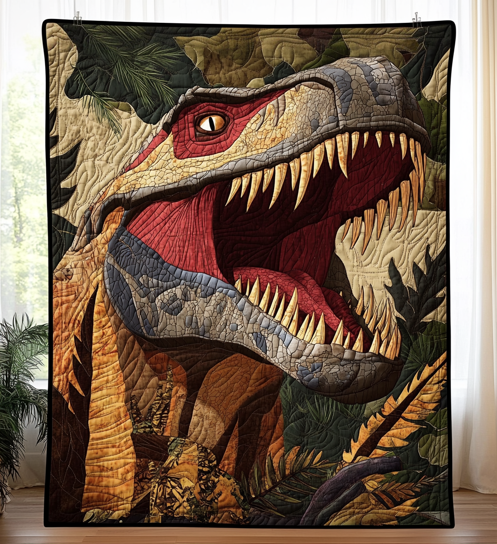 Cretaceous Kingdom Art Quilt Hanging NCU0DV829